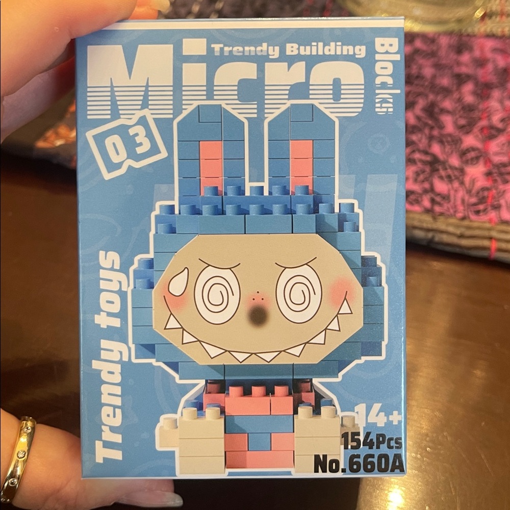 Labubu Micro Trendy Building Blocks Toy - 
154 pieces ages 14+ new
